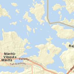 Mänttä Street Map