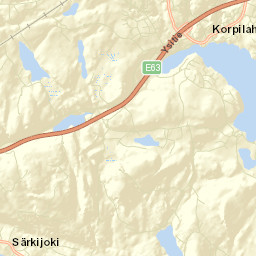 Korpilahti Street Map