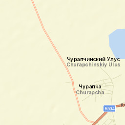 Churapcha Street Map