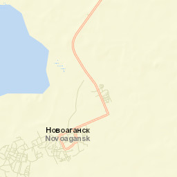 Novoagansk Street Map