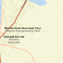 Nizhniy Bestyakh Street Map