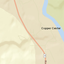 Copper Center Alaska Street Map