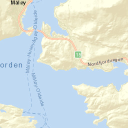 Vågsøy Street Map