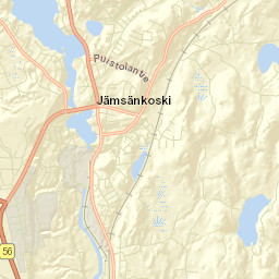 Jämsänkoski Street Map