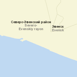 Evensk Street Map