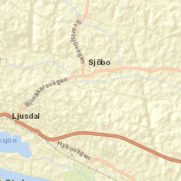 Ljusdal Street Map