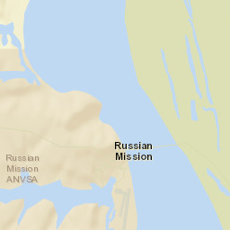 Russian Mission Alaska Street Map