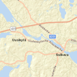 Sulkava Street Map