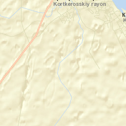 Kortkeros Street Map