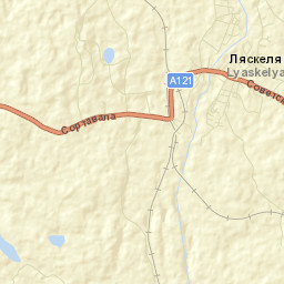 Lyaskelya Street Map