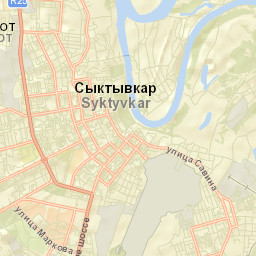 Syktyvkar Street Map