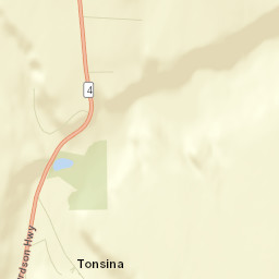 Tonsina Alaska Street Map