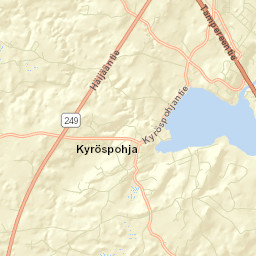 Hämeenkyrö Street Map
