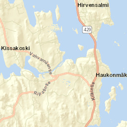 Hirvensalmi Street Map