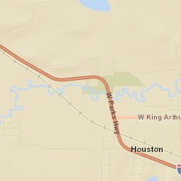 Houston Alaska Street Map