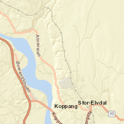 Stor-Elvdal Street Map