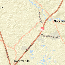 Noormarkku Street Map