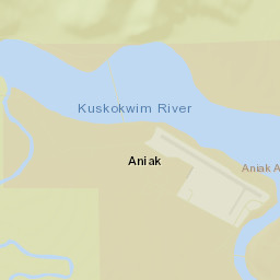 Aniak Alaska Street Map