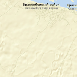 Krasnoborsk Street Map