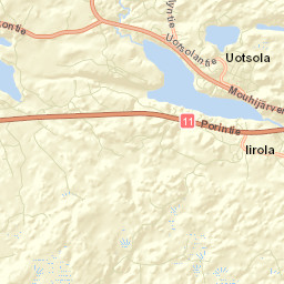 Mouhijärvi Street Map
