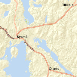 Sysmä Street Map
