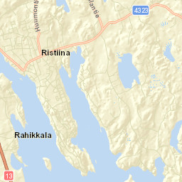 Ristiina Street Map