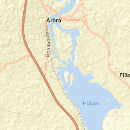 Arbrå Street Map