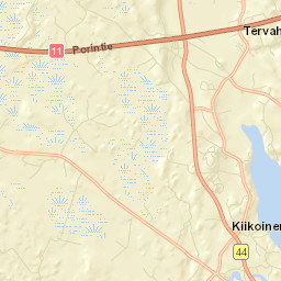 Kiikoinen Street Map