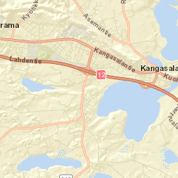 Kangasala Street Map