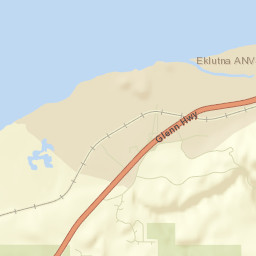 Eklutna Alaska Street Map