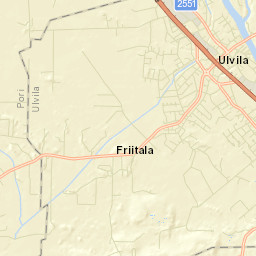 Ulvila Street Map