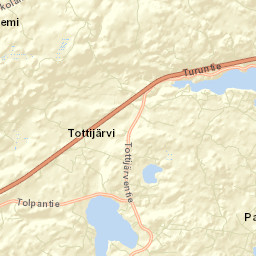 Tottijärvi Street Map