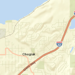 Birchwood Alaska Street Map