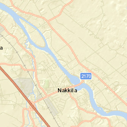 Nakkila Street Map
