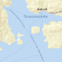 Askvoll Street Map