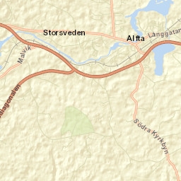 Alfta Street Map