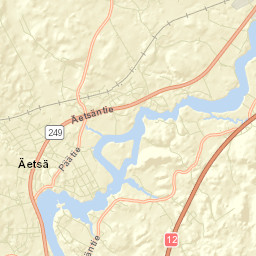 Äetsä Street Map