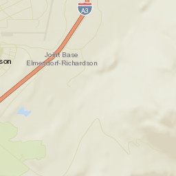 Elmendorf Air Force Base Street Map
