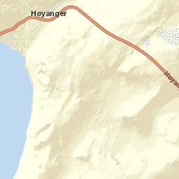 Høyanger Street Map
