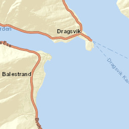 Balestrand Street Map