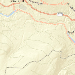 Gausdal Street Map