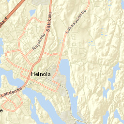 Heinola Street Map