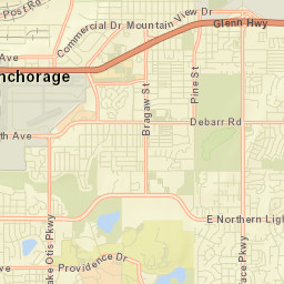 Rogers Park Alaska Street Map