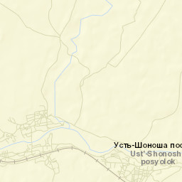 Ust’-Shonosha Street Map