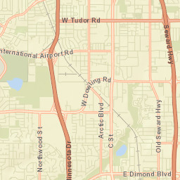 Campbell Alaska Street Map