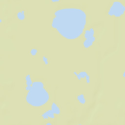 Tundra Alaska Street Map