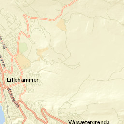 Lillehammer Street Map