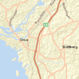 Orsa Street Map