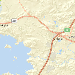 Urjala Street Map