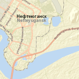 Nefteyugansk Street Map